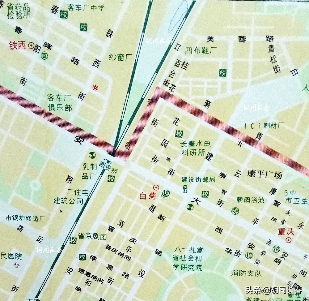 长春百合街在哪里,消失的胡同地点