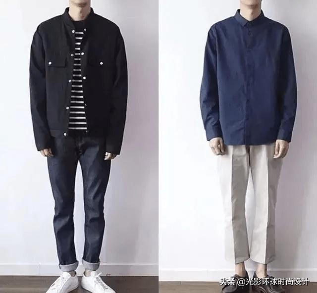 35岁左右男士休闲穿搭简约风格,男士流行的冬季衣服穿搭
