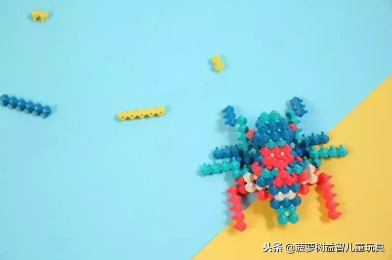 菠萝树积木玩具,菠萝树益智玩具积木