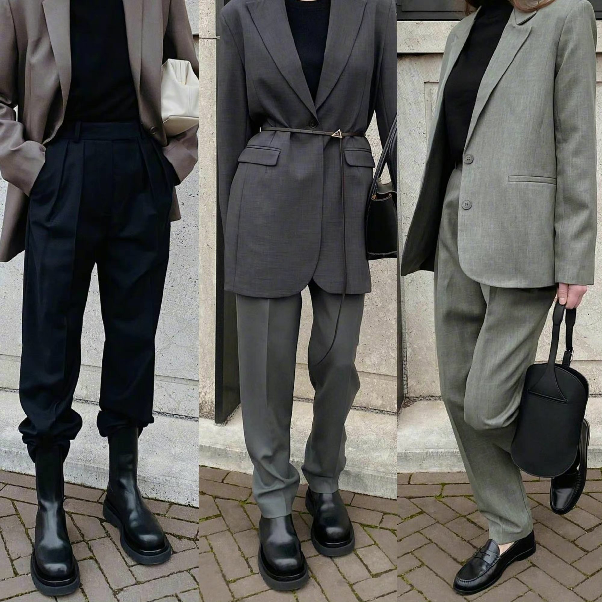 西装裤简单,简单西装裤搭什么衣服