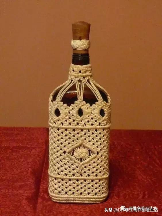 编绳杯套,编绳防烫杯套