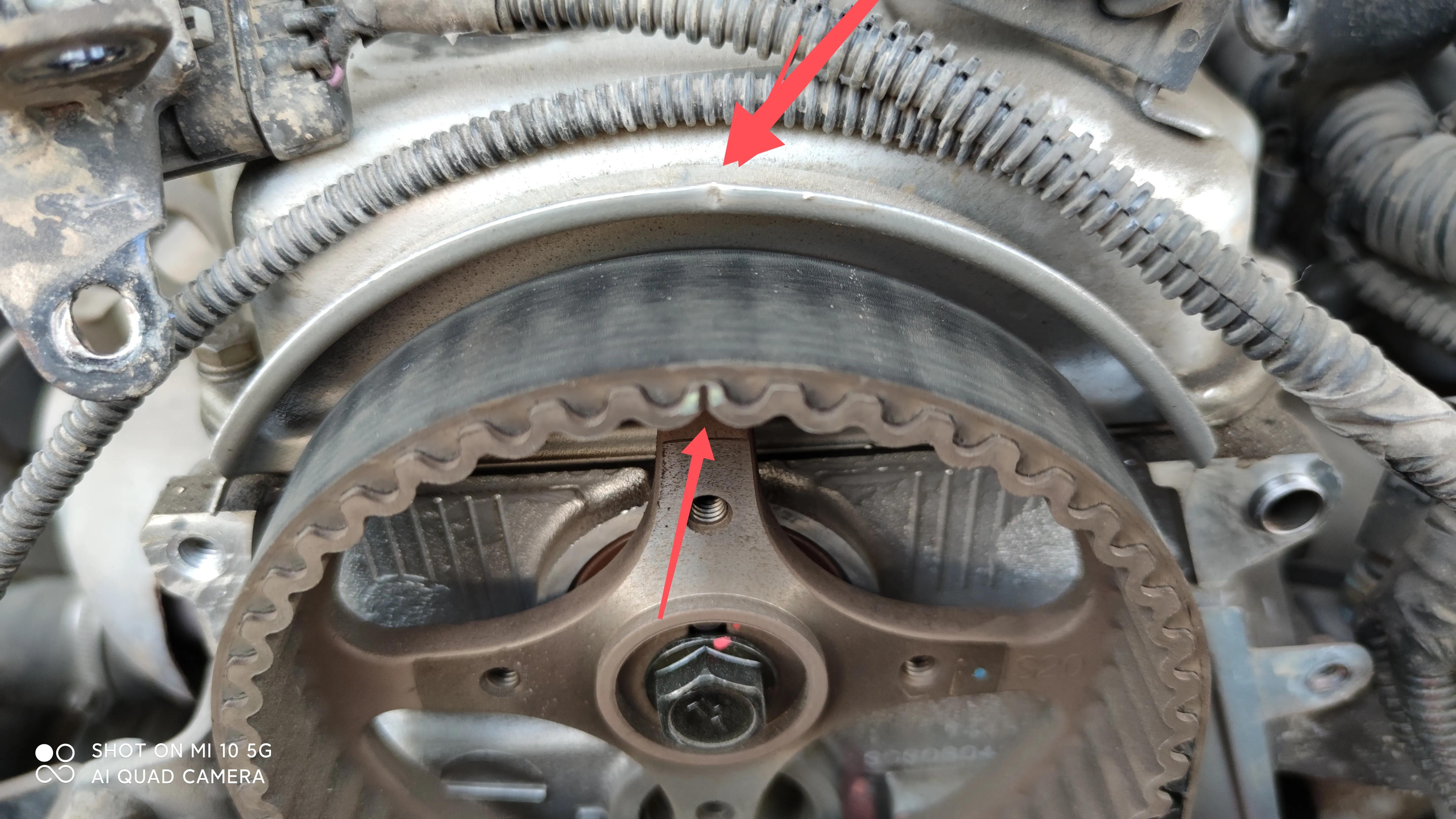 车主壮着豹子胆自己动手更换正时皮带，过程还算顺利