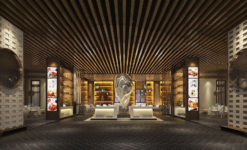 隐藏在英德一座微派风格的酒店—一幅灵动与纸上的古邑国画