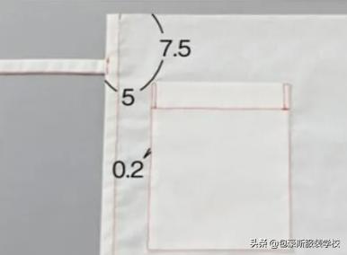 前后双面系带围裙效果附图纸,宝宝前后双面系带围裙