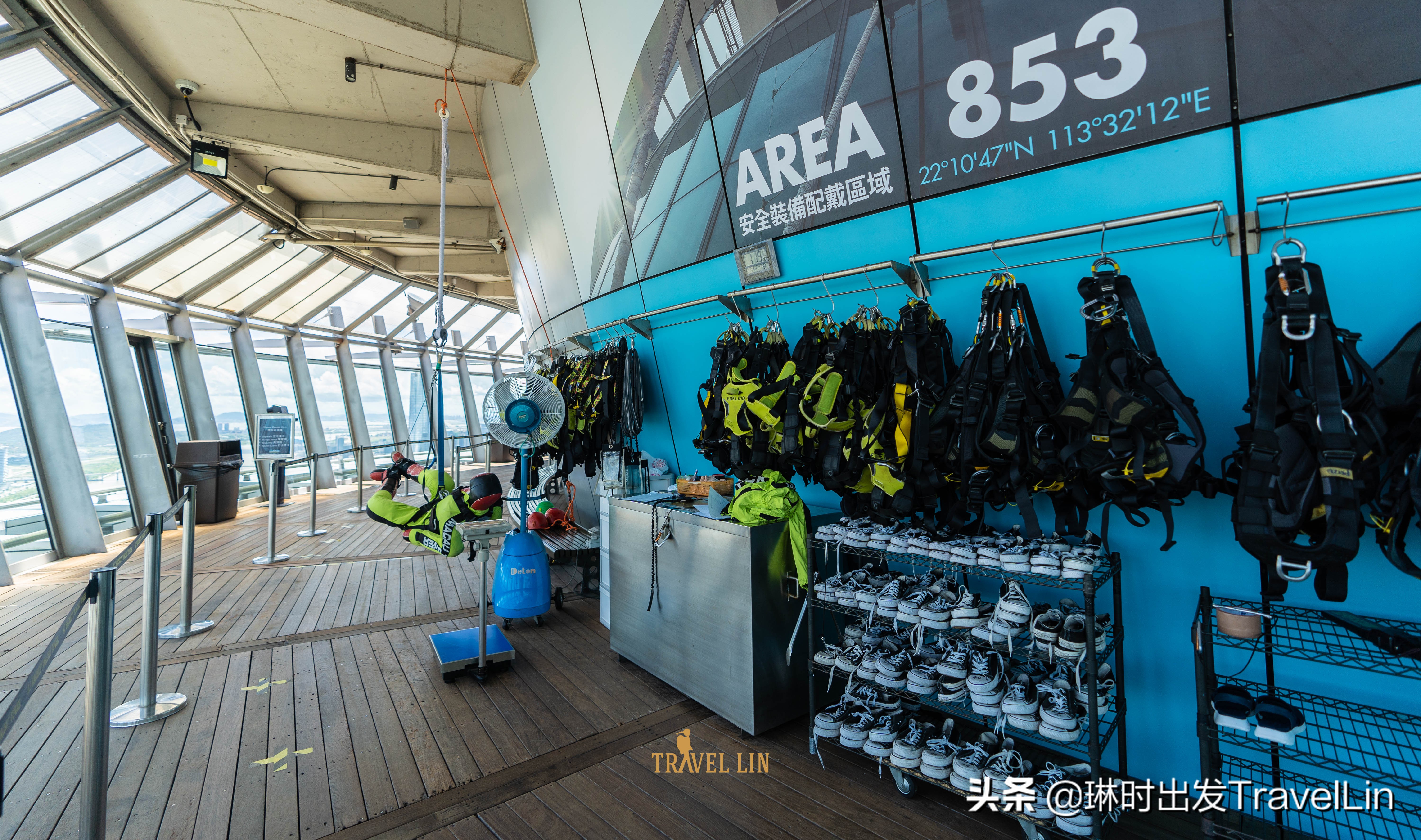 去澳门值得看的表演,澳门观光塔蹦极攻略