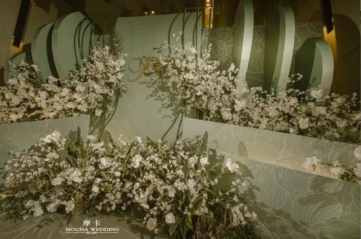 法式牛油果婚礼配色,牛油果色婚礼风格