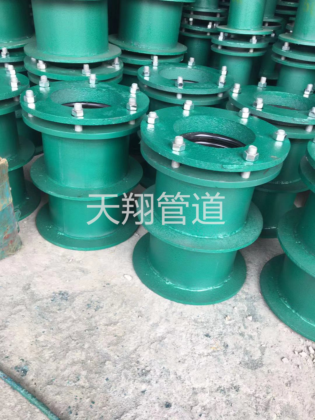 柔性防水套管用铸铁法兰,柔性防水套管外带法兰