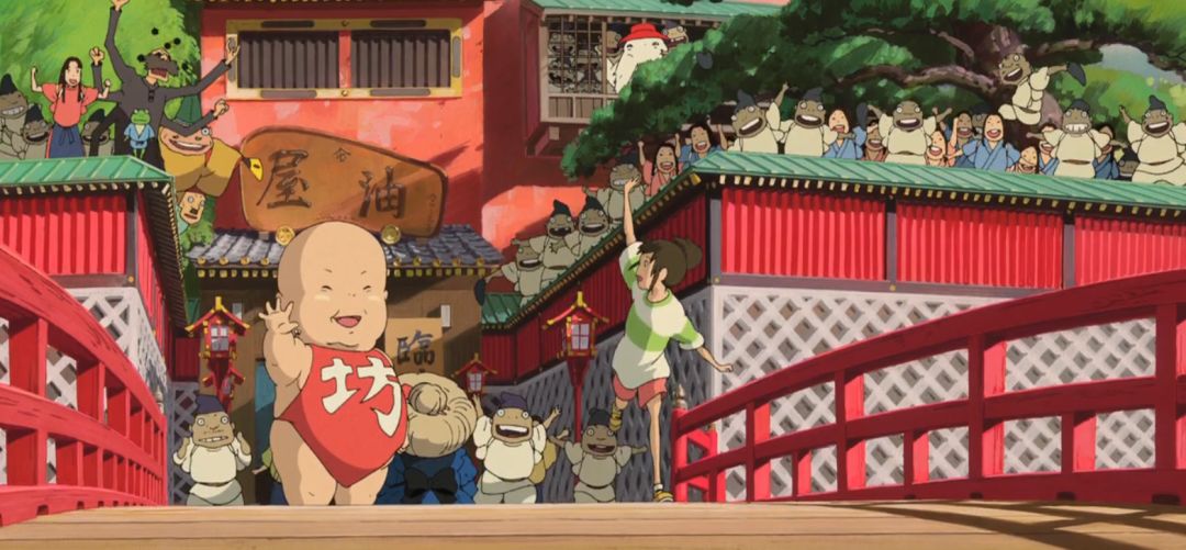 千与千寻油屋原型手绘图,千与千寻油屋和洪崖洞