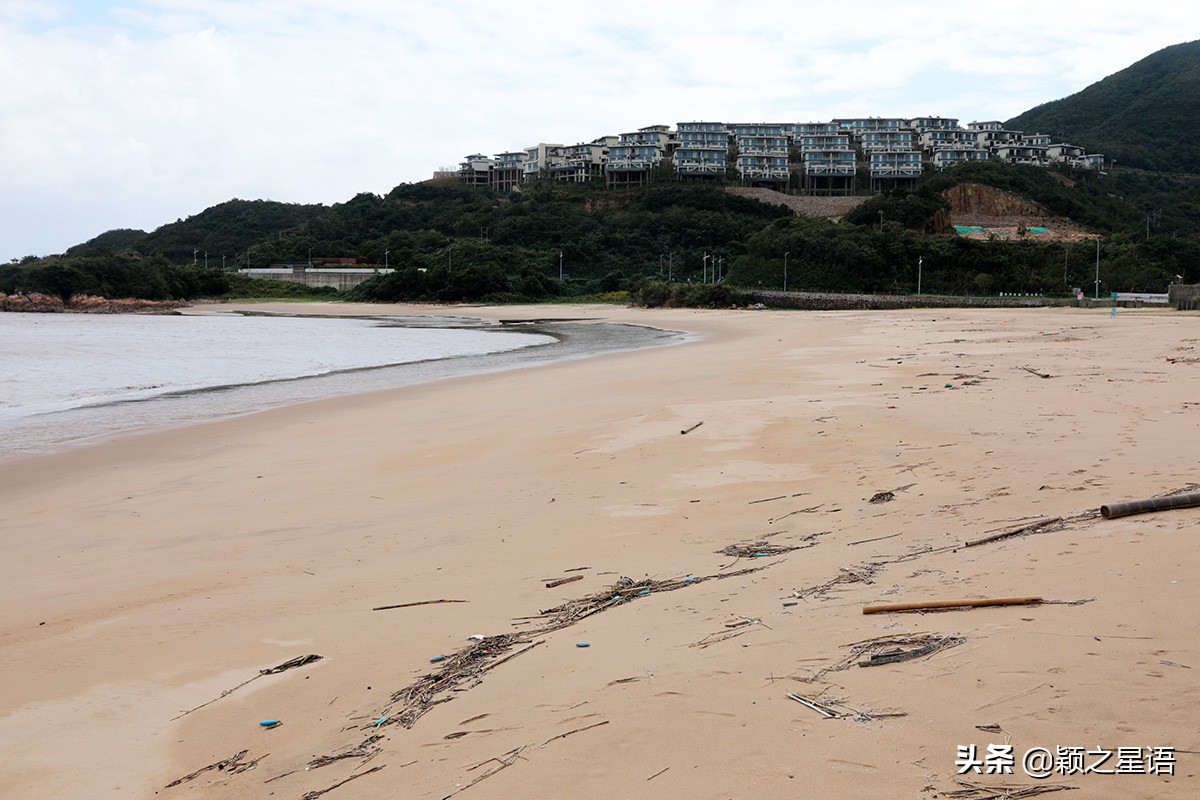 象山居然藏着如此美丽的沙滩，免费游玩，恒大烂尾楼堪称一景