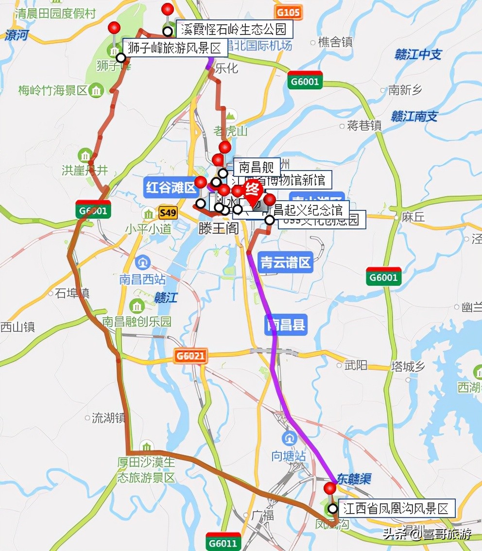 南昌旅游攻略自驾游景点,上海到南昌自驾游攻略最佳路线