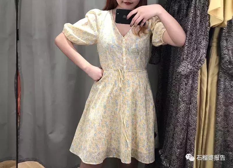 穿上它就不需要P图,这条短袖连衣裙真实爱上
