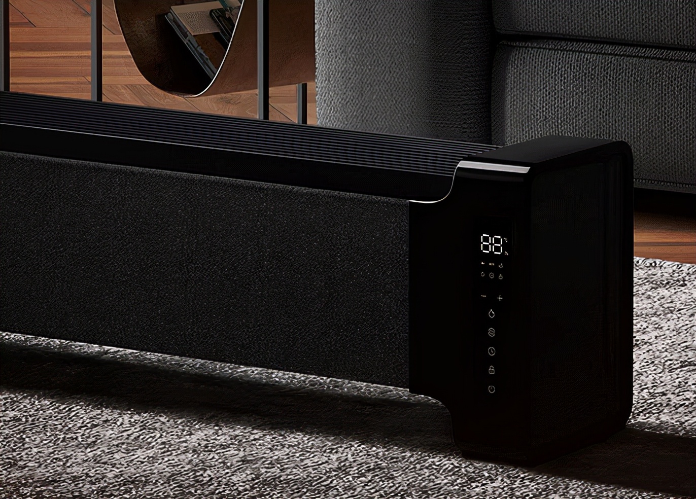 艾美特仿真火焰取暖器,艾美特火焰款取暖器闪亮