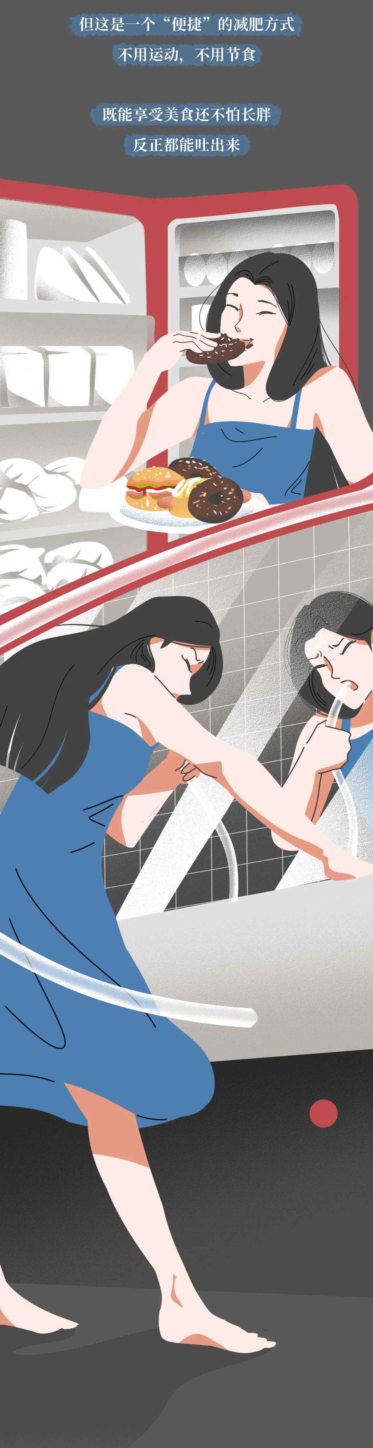 催吐,外挂般的减肥方式?吃的是欲望,吐的是灵魂