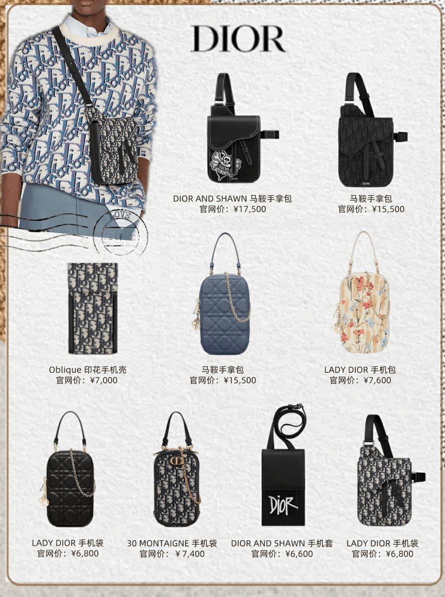 奢侈品大牌手机包合集丨万元内随便挑