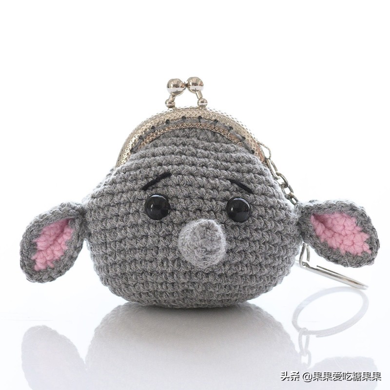 让人爱不释手的手工编织零钱包，迷你卡通造型口金包，附图解教程