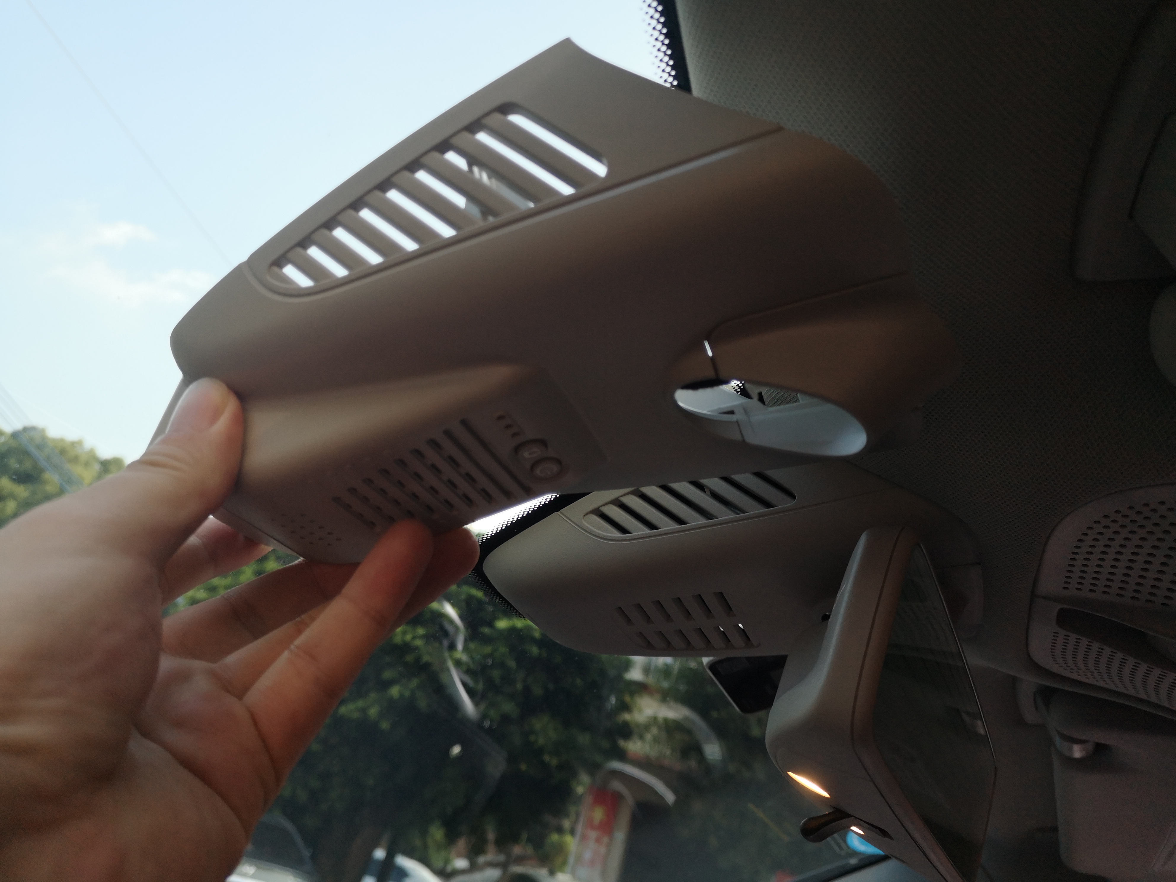 我的立标大C无损安装智看专用隐藏式记录仪过程分享