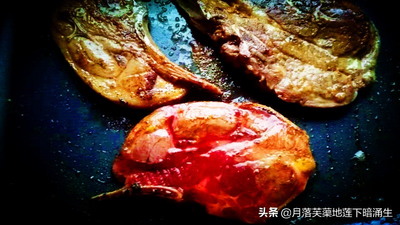 橄榄杏香煎羊扒做法,煎羊前腿排的家常做法