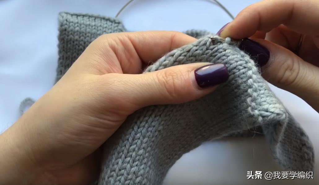 v领挑边怎么织,织毛衣织螺纹哪一个好看