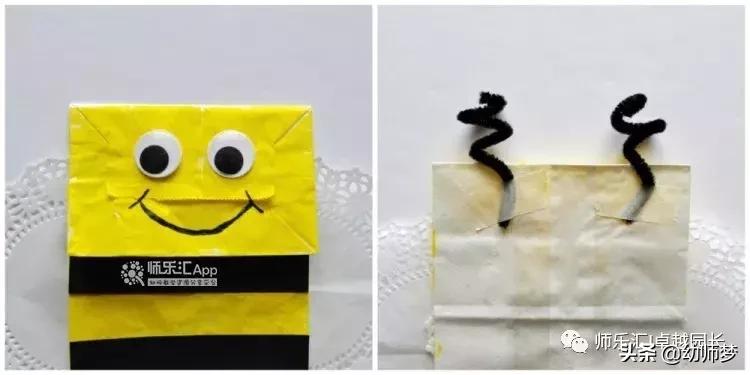 环保纸袋手工创意创作思路,幼儿纸袋手工环保创意图片