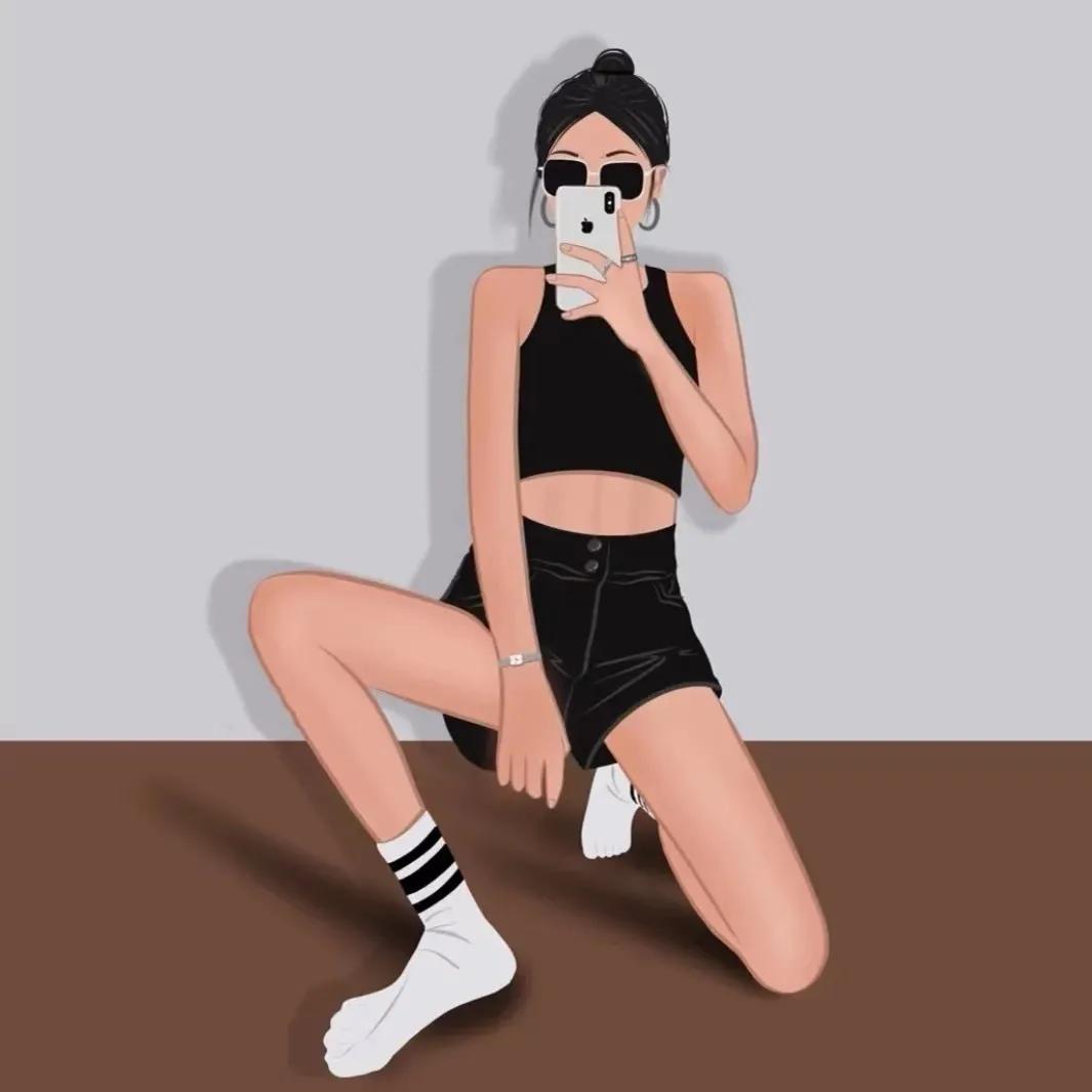 闺蜜头像萌娃卡通可爱小清新,可爱女孩头像萌娃闺蜜森系