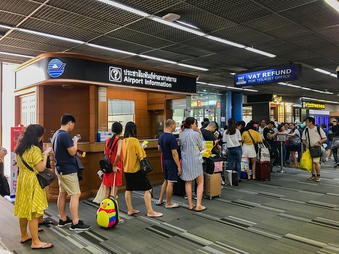 廊曼机场免税店要退税吗,曼谷买东西退税机场和商场的区别