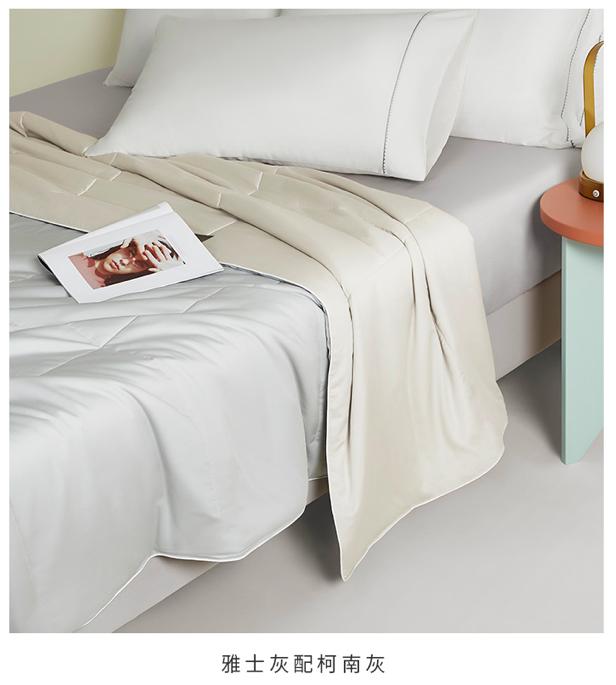 夏天盖这床抑菌又清凉软糯的大豆空调被，边睡边美容，舒服