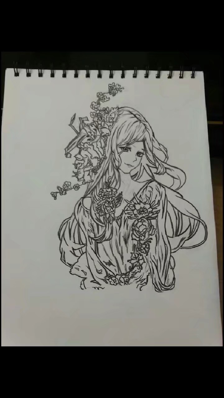 画二次元动漫少女小舞,二次元怎么画超萌女生