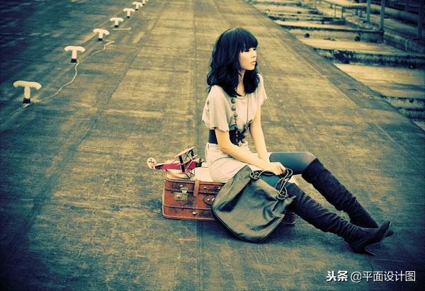 ps中如何打造冷淡唯美感,ps怎么做非主流风格