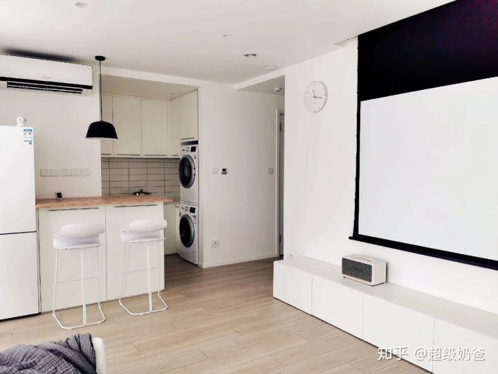 40㎡自己住,功能一个不少,有超多电器,能住出100㎡的宽敞