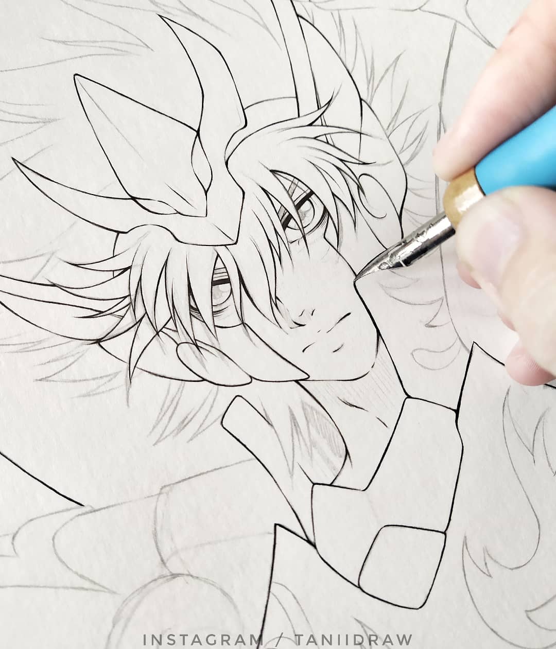 动漫60色马克笔画可爱动漫人物,touchmark马克笔手绘动漫