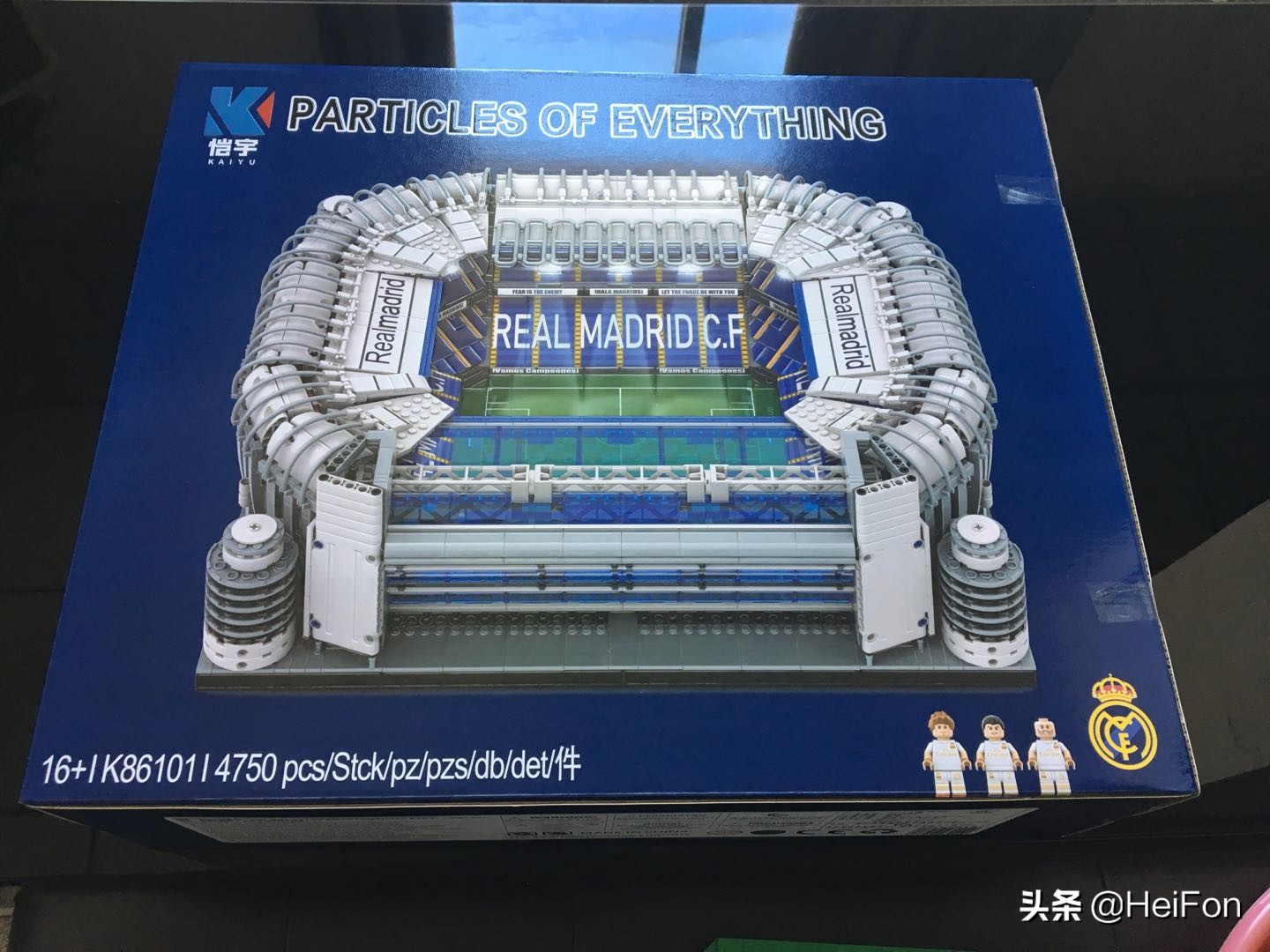 用乐高做足球场,伯纳乌球场乐高搭建全过程