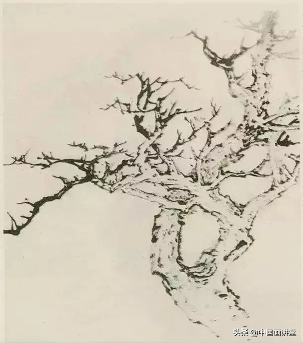 缠枝、挺杆、屈节、钮裂、一棵树如何画？看了这篇你绝对能学会
