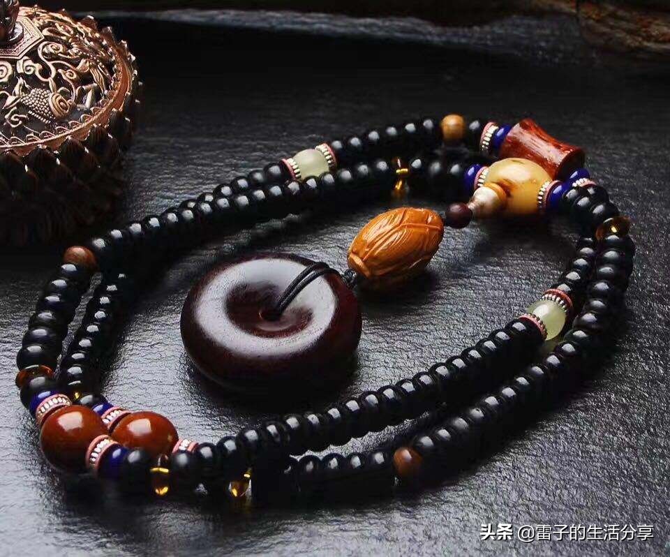 文玩菩提子鉴赏,橄榄核镶嵌菩提怎么样