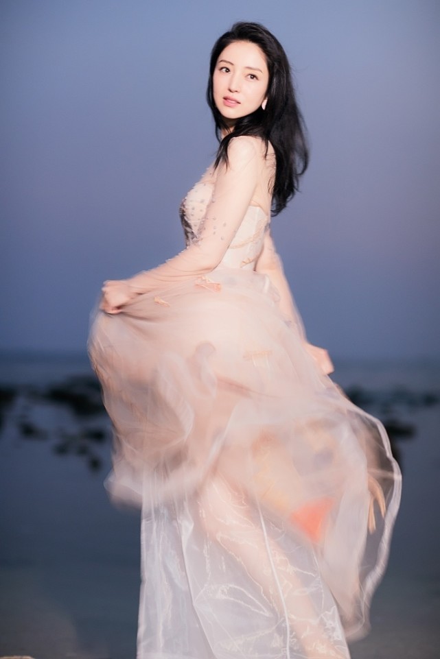 董璇高级感,董璇最新写真中回眸一笑仙气十足