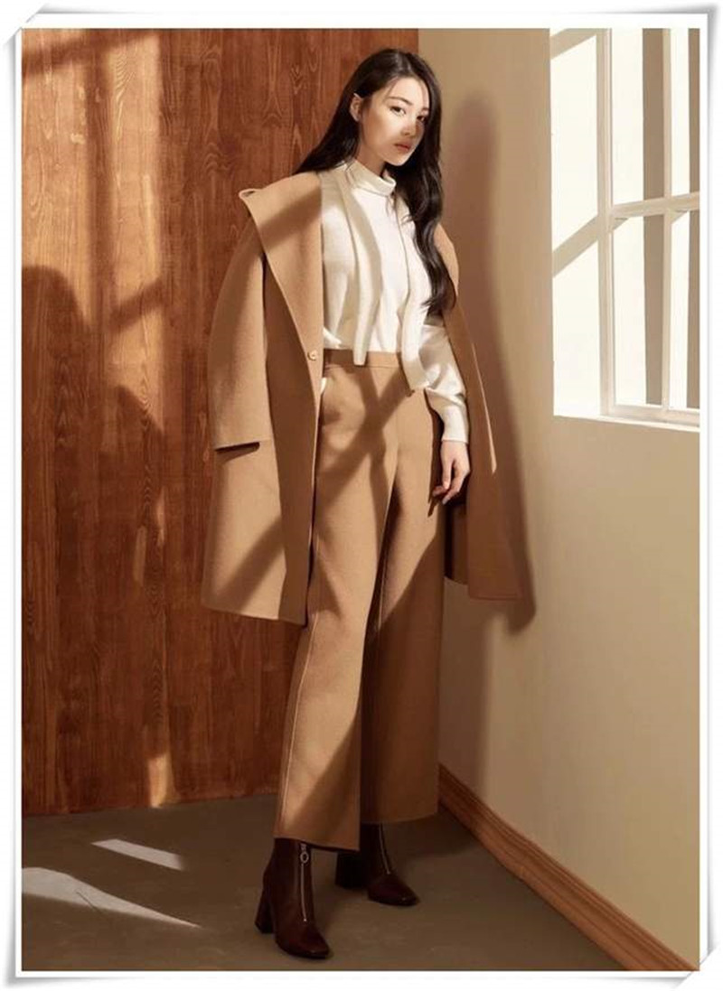 长大衣可以搭配长阔腿裤吗,长大衣阔腿裤优雅高级谁穿谁美