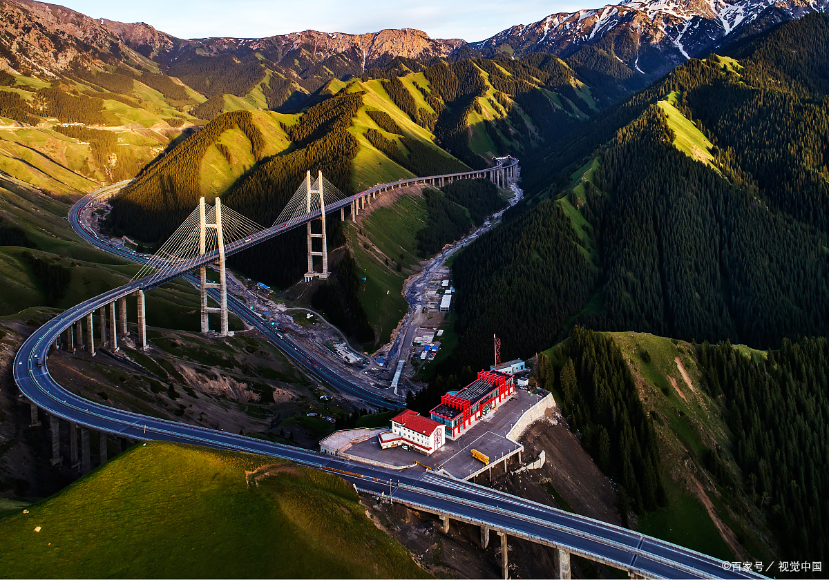 新疆伊犁果子沟风景素材,新疆伊犁果子沟美景