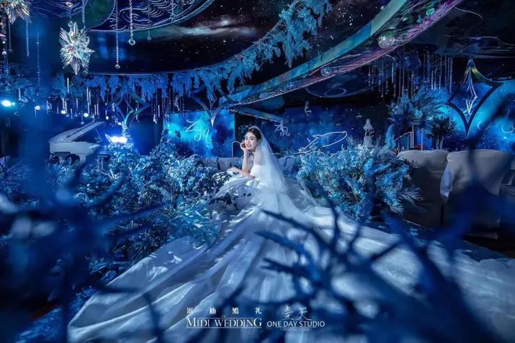 大型浪漫星空婚礼,极至浪漫的草坪婚礼