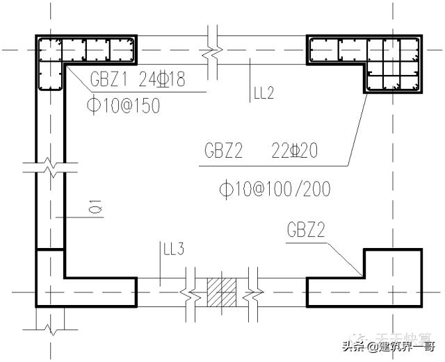 剪力墙钢筋间距图纸上怎么看,剪力墙的基础钢筋怎么计算