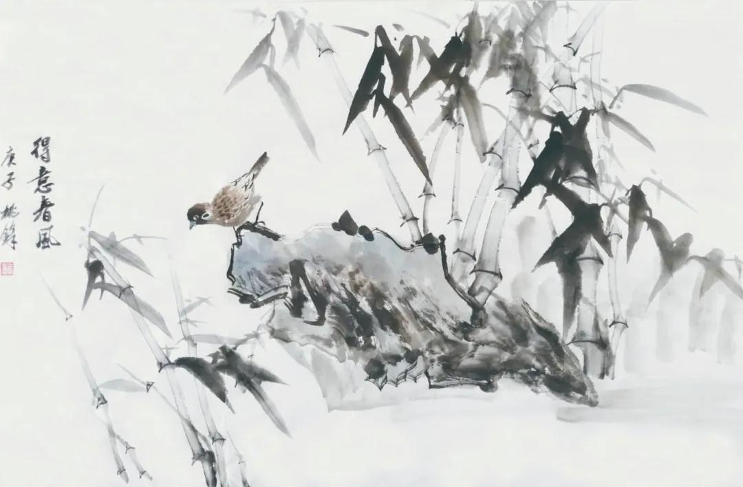 水墨淋漓中感悟竹的神韵与气节一一仁美学员作品展示