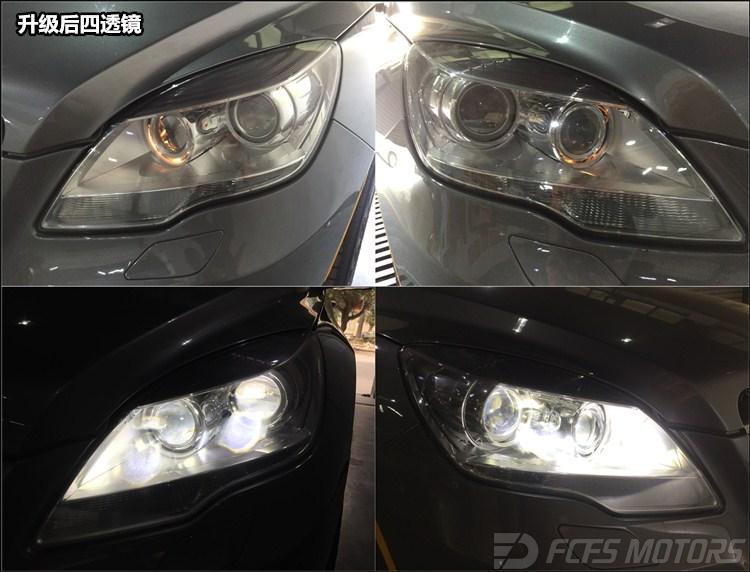 中山珠海改奔驰R350灯光升级改装改盲点辅助并线辅助