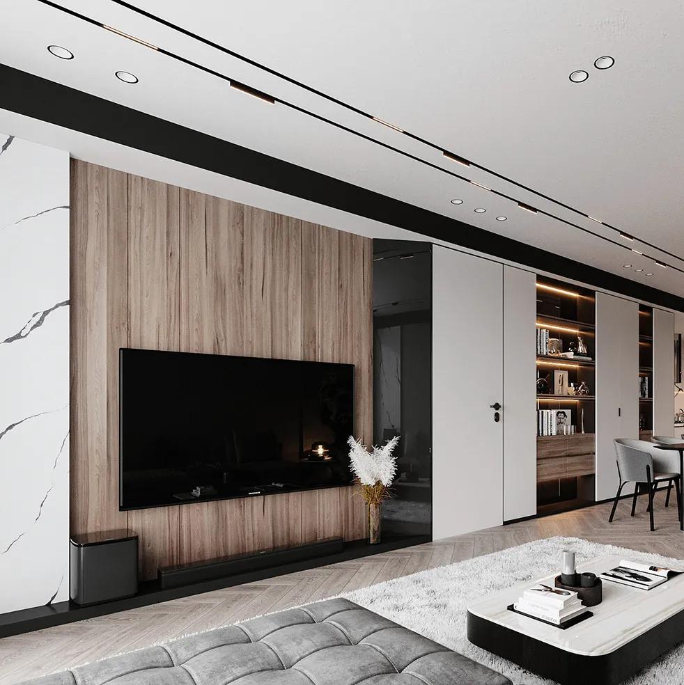 100款实用性电视背景墙,电视背景墙20款壁画