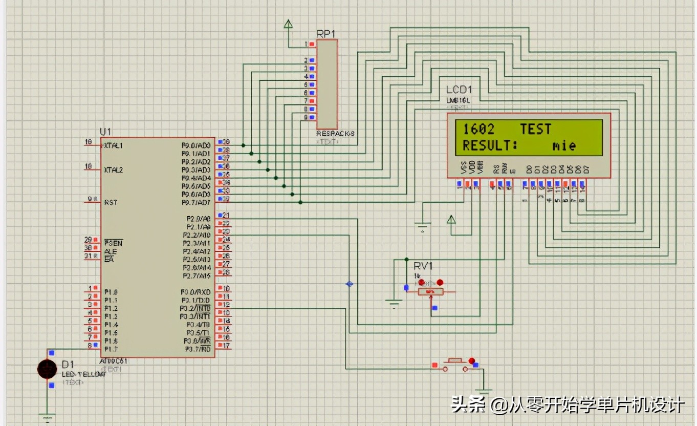 51单片机如何与lcd1602连接,lcd1602与51单片机的连接