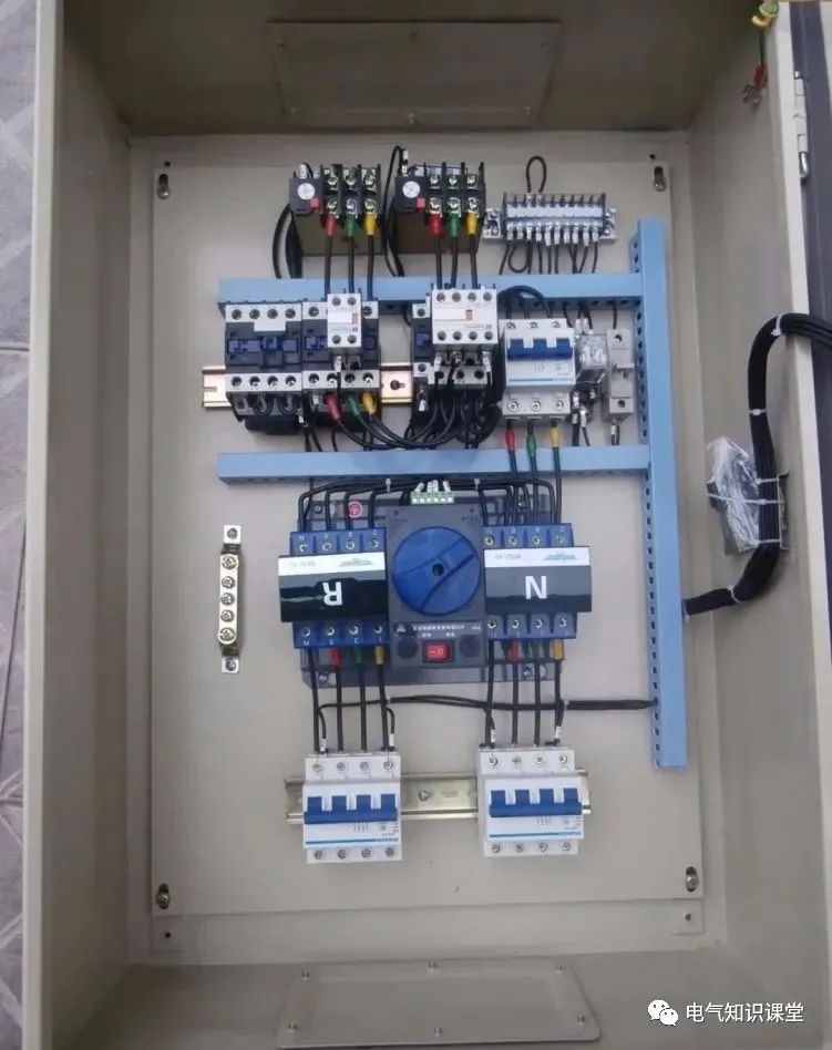 双电源自动切换开关电源视频教程,双电源自动切换电路原理及原理图