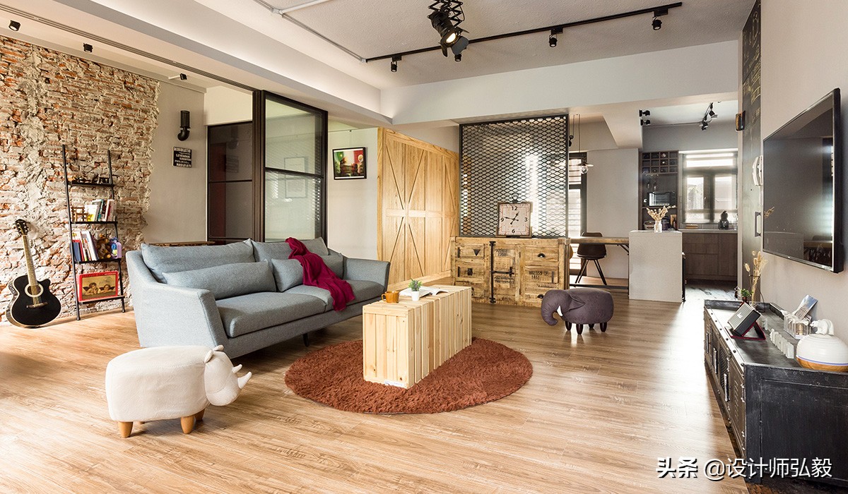 重拾老屋温暖格调!永和60平光感轻工业风宅