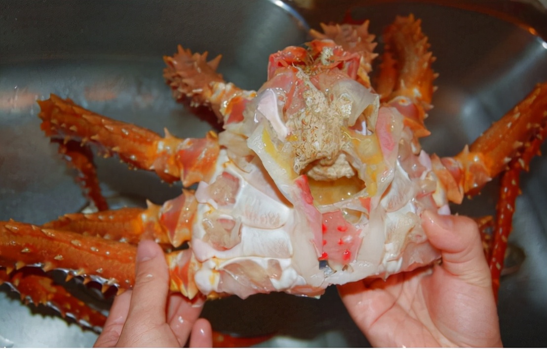 帝王蟹有蟹蛭还可以吃吗,网购帝王蟹上现大量活虫商家