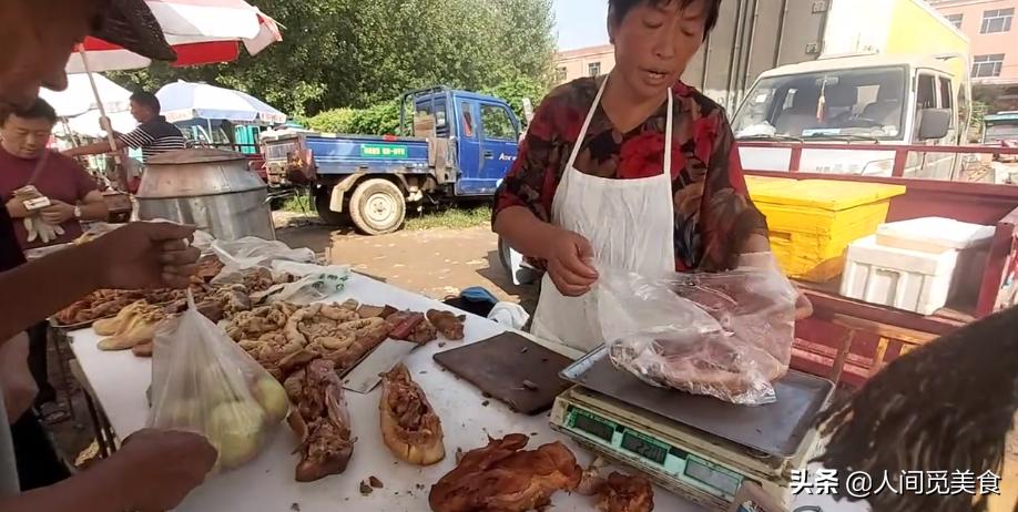 山东大姐卖烧烤,山东大姐卖肉