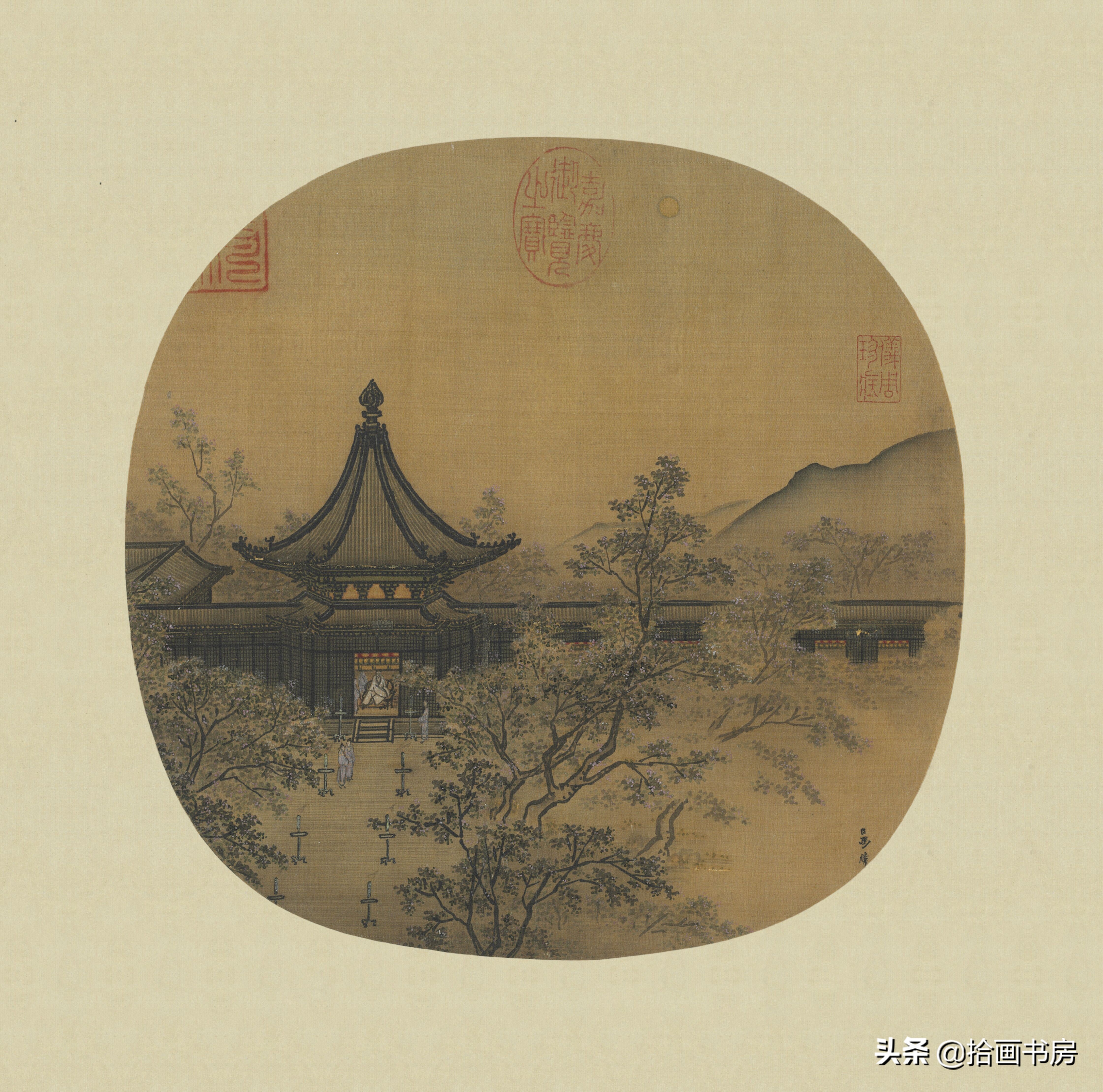 马麟秉烛夜游图,马麟秉烛夜游