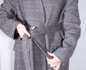 大衣腰带显瘦,大衣腰带的7种系法简单