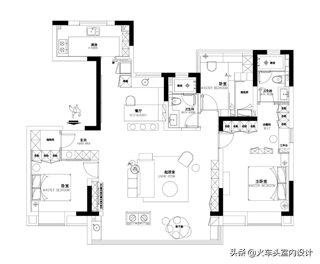 餐边柜设计效果图现代简约高级,简约设计高端制作
