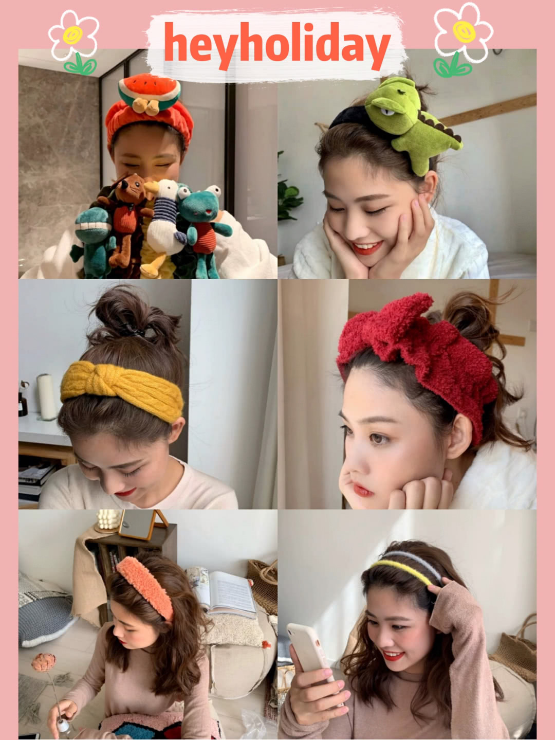 仙女束发带正确戴法,好看的可爱束发带